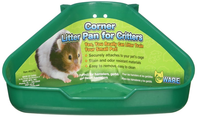 Ware Manufacturing Corner Litter Pan for Critters Assorted Colors